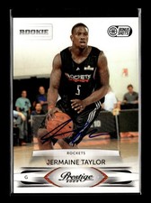 2009-10 Panini Prestige #182 Jermaine Taylor Bonus Shots Signatures Black #/100
