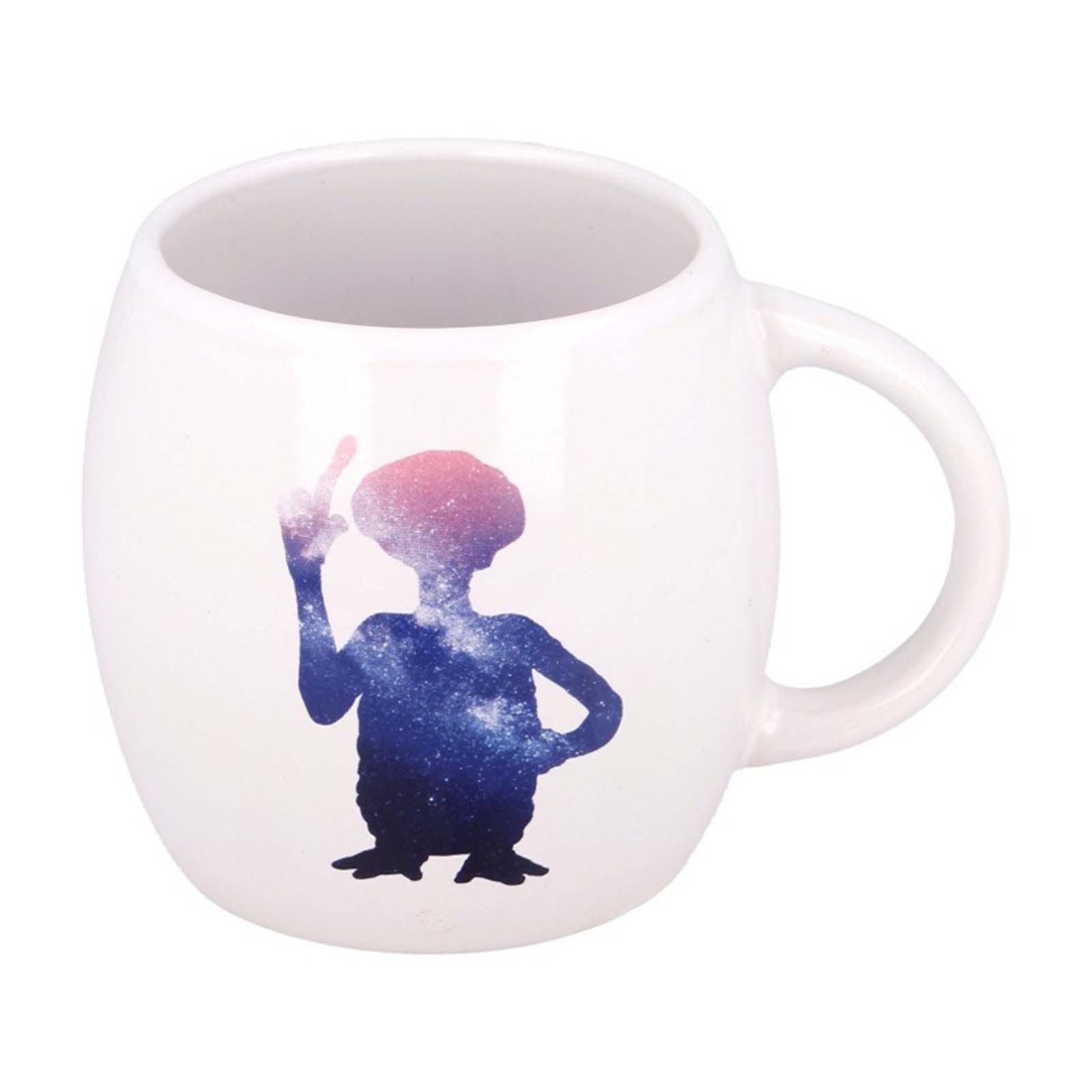 Mug Céramique E.T. Alien Haute Qualité au Motif Galactique Émaillé Épais 380ml