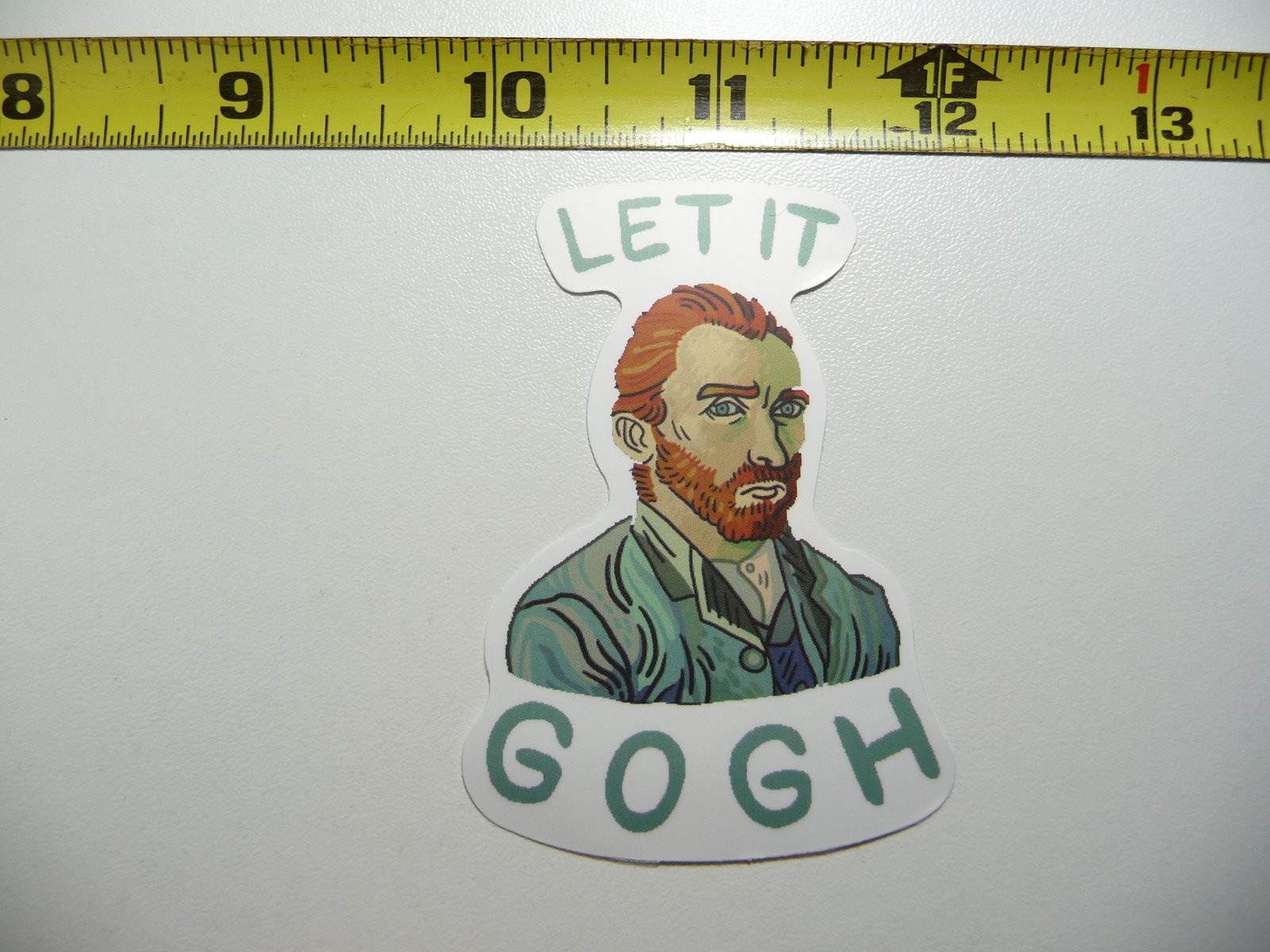 Vincent Van Gogh Let It Be Funny Saying Decal Sticker Classic Artist Painter Wall Art