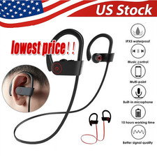Waterproof Bluetooth 5.0 Earbuds Stereo Sport Wireless Headphones in Ear Headset