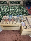 40 Piece costume jewelry Lot Bracelet Peacocks Beautiful Pieces VTG Jewels