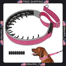 Martingale Dog Collar No Pull Adjustable Pink for Medium Dogs