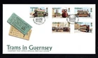 GUERNSEY 1992 GUERNSEY TRAMS FDC