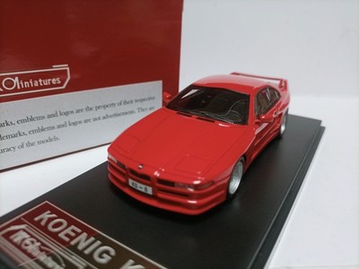 MK 1:43  E31 KS-8 850i KOENIG red 8 Series modified 2 door sports car model
