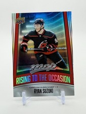 2025-26 Upper Deck MVP Ryan Suzuki #RO-28 Rising Occasion Carolina Hurricanes