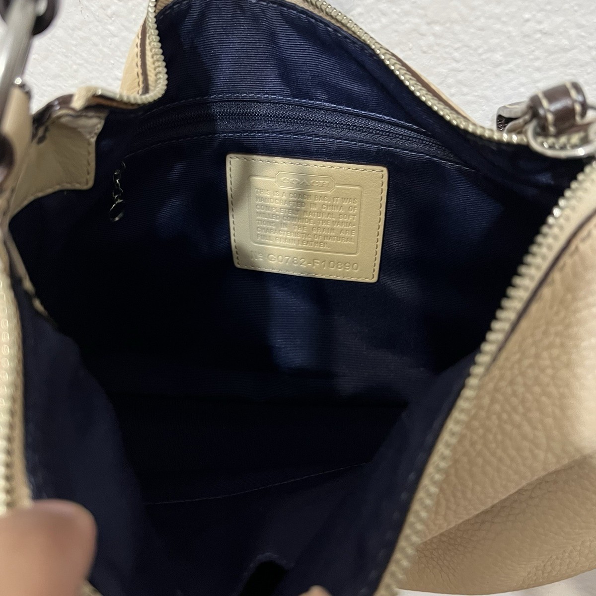 Coach Chelsea Pebbled Leather Shoulder Bag F10890 | eBay