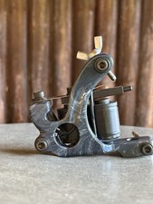 VNTG style Custom COIL TATTOO MACHINE Black Coils STEEL