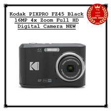 Kodak PIXPRO FZ45 Black 16MP 4x Zoom Full HD Digital Camera NEW