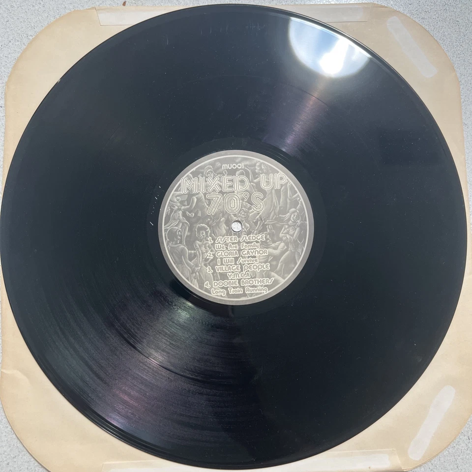 RARE Mixed Up 70s DJ Promo 12 YMCA I Will Survive We Are We Are Family - Image 2 of 3