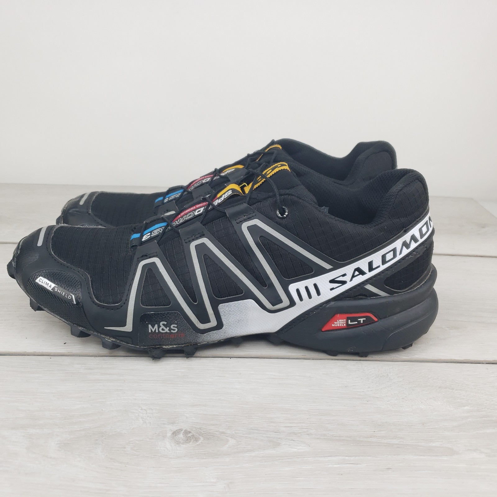 Salomon Speedcross 3 Mens Size 11 Running Shoes Black Athletic Sneakers