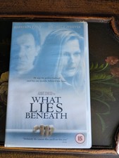 What Lies Beneath 2001 Retro Vintage Thriller Film VHS Cassette Tape