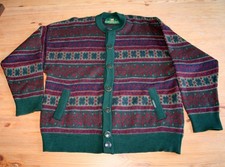 GIESSWEIN*H.STRICKJACKE*GR.54*SCHURWOLLE*WARM*WEICH*GEMÜTLICH*VINTAGE*TOP!