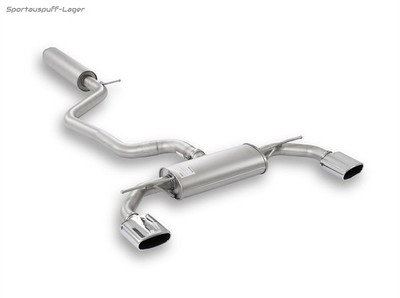 Remus Racing-Komplettanlage Duplex ab Kat Seat Leon 5F Cupra 142x72mm flachoval