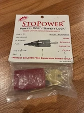 Stop Power Power-Cord Safety Lock OSHA Lock BRAND NEW with Keys