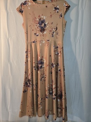 Himemade Gold Dress With Flowers