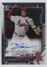 2021 Bowman Draft Chrome Draft Pick Auto Zane Mills #CDA-ZM Auto 14sd