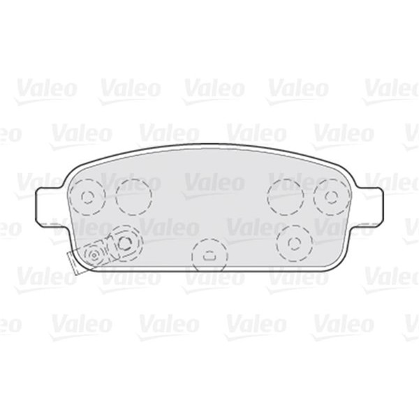 Valeo First BremsbelÄGe Hinterachse Passend FÜR Chevrolet Aveo Cruze Orlando-image