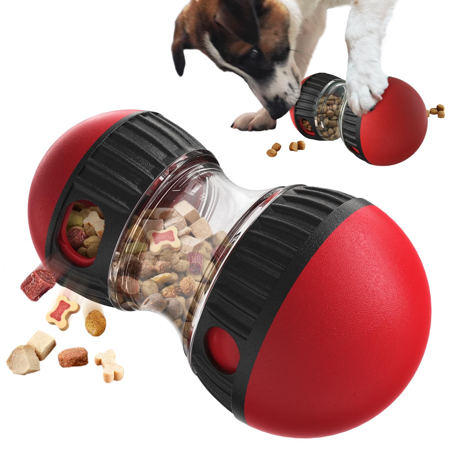 Dog Treat Dispenser Toy - Mental Stimulation Boredom Buster Ball for Pets