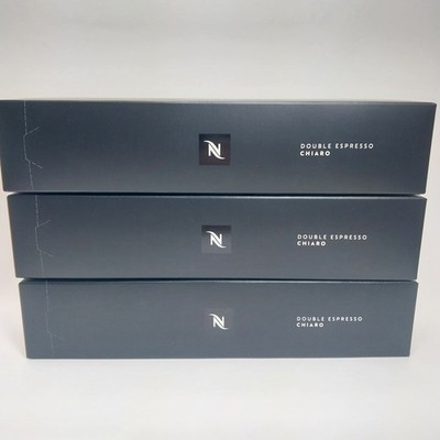 Nespresso Vertuo Double Espresso Chiaro 30Ct Pods Medium Roast Espresso Coffee