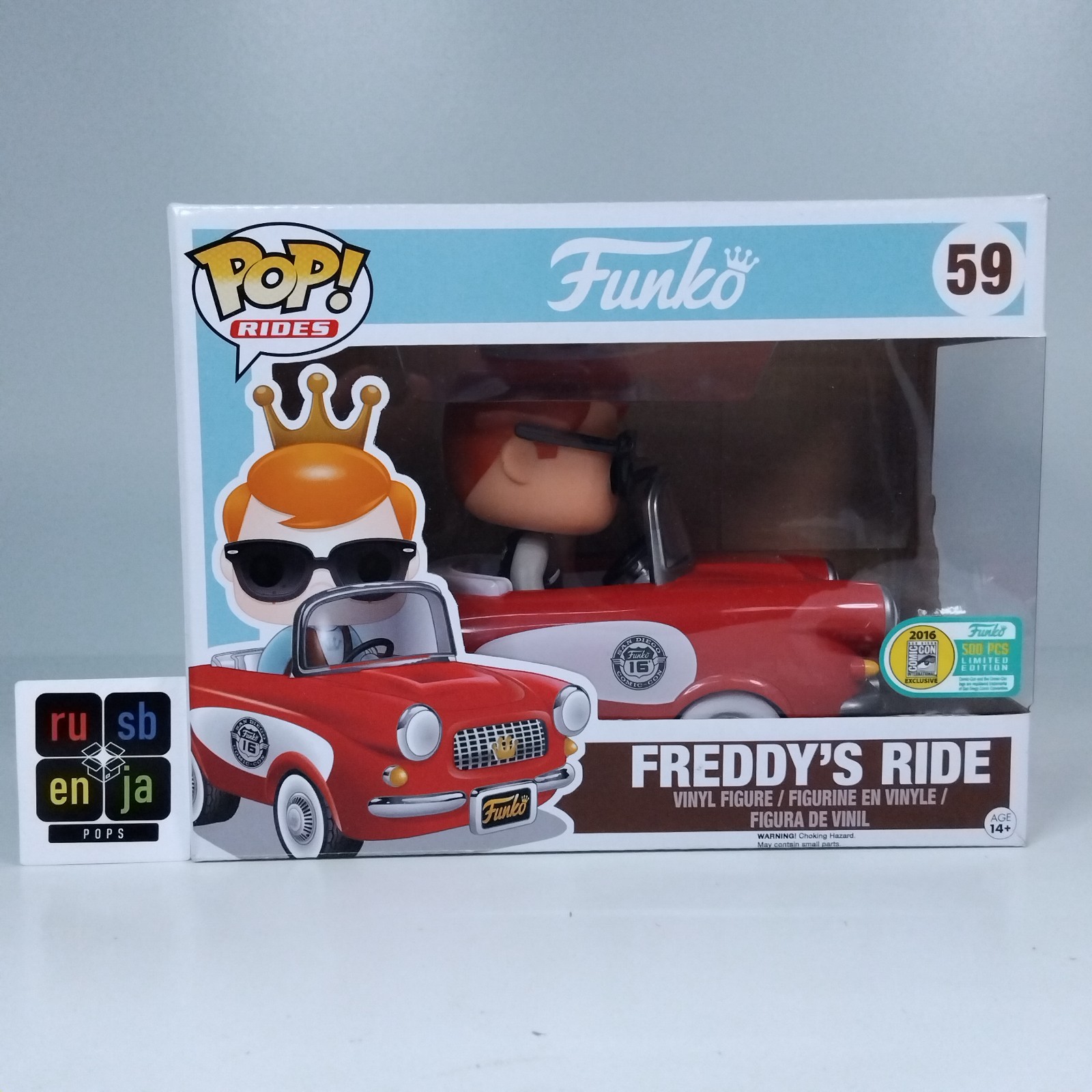 En Oferta Funko Pop! Rides Freddy'S Ride Red Sdcc 500 Piezas Edición Limitada #59