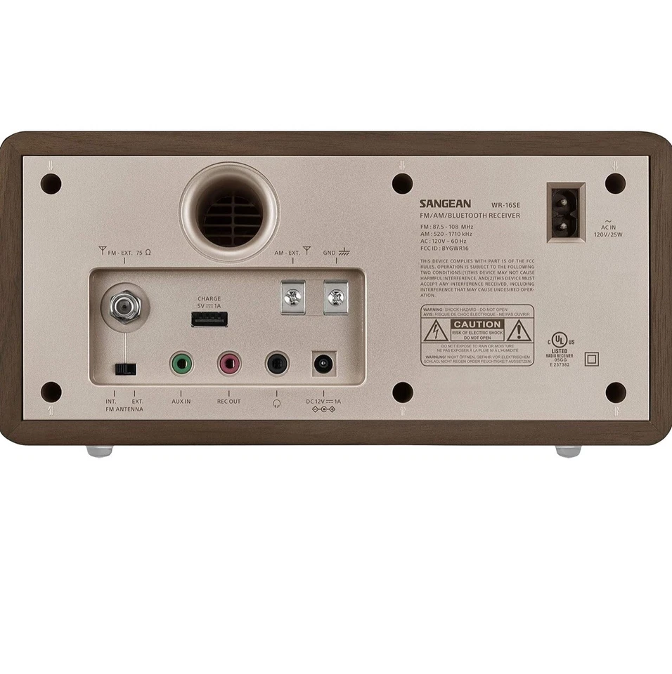 Sangean WR-16SE 45 Aniversario Edición AM/FM Con Radio Bluetooth - Dorado Foto 3 de 3