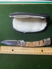 BUCK MODEL 112 .1970-1990 Collector folding knife Custom made.