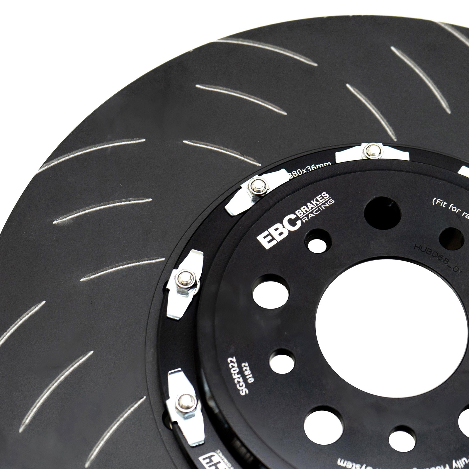 For Lotus Evora 16-19 EBC Fully-Floating Slotted 2-Piece Front Brake Rotors
