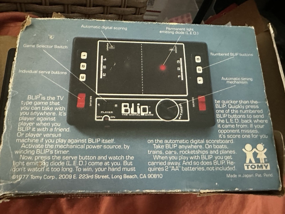 Jeu électronique Vintage BLIP - Tomy Made In Japan - Testé Et Fonctionne