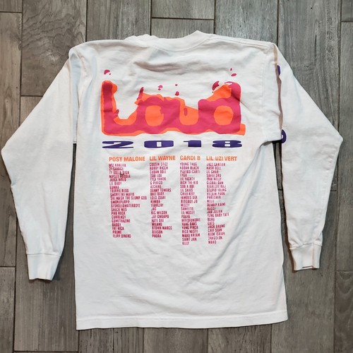 Rolling Loud Miami 2018 Medium Long Sleeve Graphic Shirt White - Picture 2 of 6