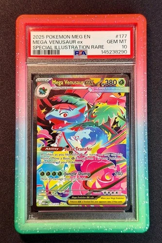 2025 Pokémon Mega Venusaur ex #177 Special Illustration Rare PSA 10 GEM MT