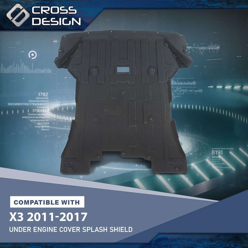 UNDER ENGINE COVER SPLASH GUARD 51757213662 FIT FOR 2011-2017 BMW X3 28I 28D 35I