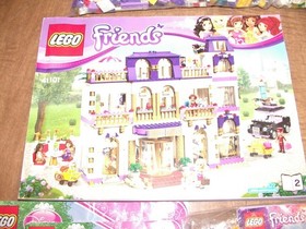 Lot Lego friends grand hotel & add-ons 41101 41035 juice bar incomplete no boxes
