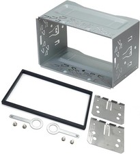 Car Stereo Double DIN Universal Cage with Frame, Installation Dash Kit...