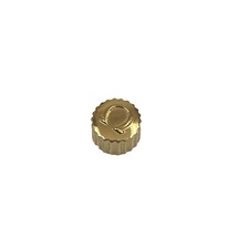 Genuine NOS Omega 168.004 8100-1117Y Gold Color 3.8mm Crown LA42050