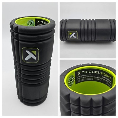 Trigger Point GRID X Extra Firm Foam Roller Black 5.5 in x 13 in Massage Therapy