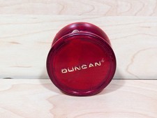 Vintage DUNCAN Imperial Translucent Red Yo-Yo Light Battery Op
