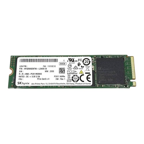 256 GB NVMe M.2 80mm SSD, Misc Brands and Models, Tested and Cleaned
