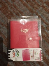 The Happy Planner Mini Cover "Hustle", Creat 365,  Red/B&W Poka.  