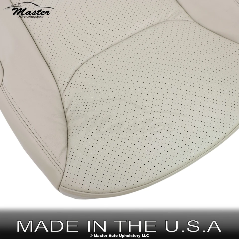 2016-2023 para Mazda CX9 Touring couro perfeito. Capa de assento inferior para passageiros areia - Imagem 3 de 4