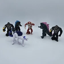 TwCare Set of 6 Godzilla x Kong: The New Empire, Dinosaur Dragon Toys Action 