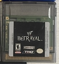 WWF Betrayal Nintendo Game Boy Color Cartridge Tested Authentic THQ