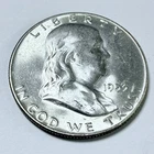1953-D 50C Franklin Half Dollar, 90% Silver MS Mint State Details  #5661