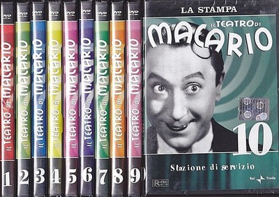 10 DVDs DAS THEATER VON MACARIO Rai Trade Oper komplette Sammlung Lot Stock new