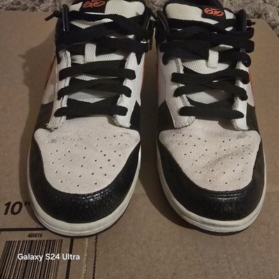 314142-061 2009 Dunk Low 6.0 Mens 11 Black/hot Red/white/jet stream Rare Htf 