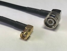 TNC Male Angle to RP-SMA Male Angle Pick Length RG58 Coax RF Cable Quality 50ohm