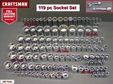 Craftsman 119 Pc Tool Set Socket Set Sizes 12 38 14 - 116 118 127 136
