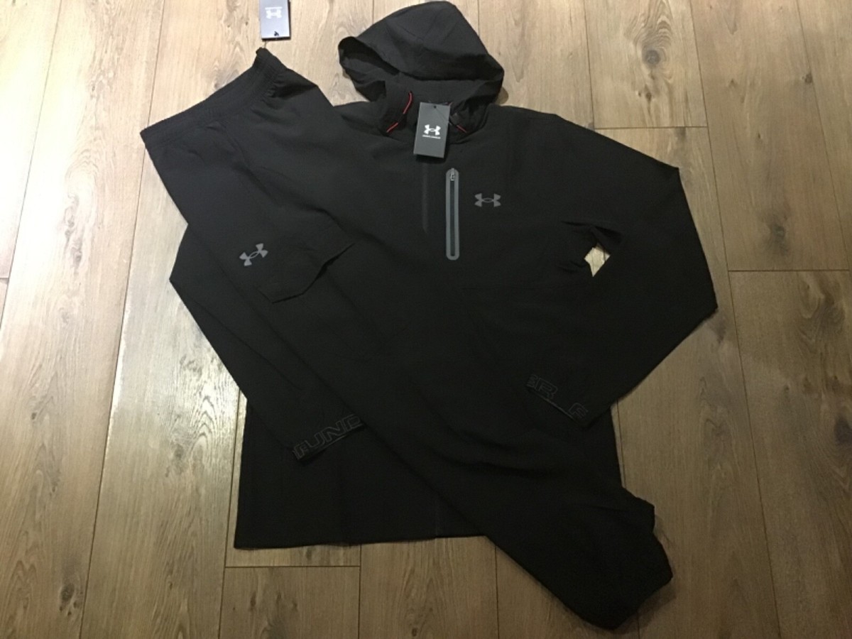 ua under armour tracksuit 2 piece full zip hood matching combat