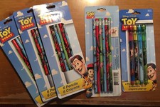 TOY STORY Set of 28 PENCILS Disney NIP 5 new packs