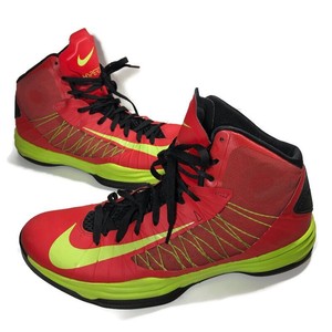 Nike Mens Size 13.5 Hyperdunk Lunarlon 2012 Basketball Shoes 524934-603 Red Lime | eBay