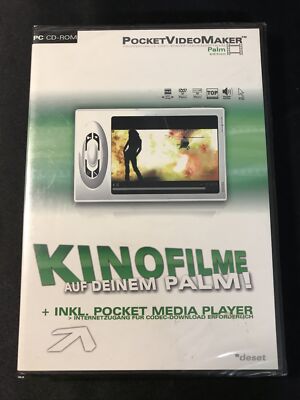 Pocket Video Maker- Kinofilme auf deinem Palm - PC Win XP/2000 Neu & OVP @345